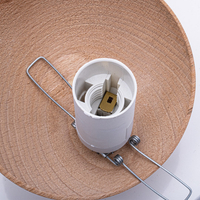 Milagro - Lampa sufitowa SFERA WOOD 3xE14