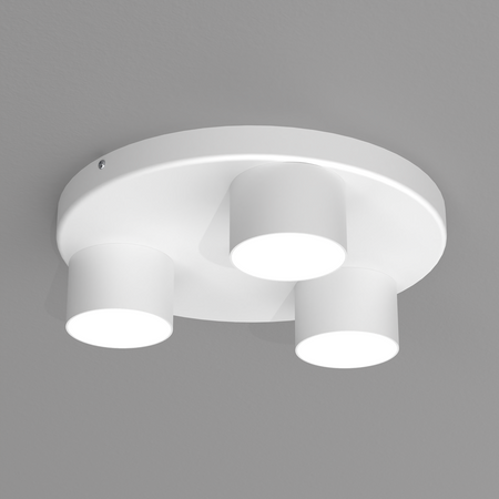 Milagro - Lampa sufitowa DIXIE White  3xGX53