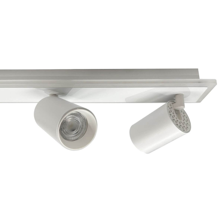 Zestaw reflektorów plafon Parma biały 4xGU10 plus LED