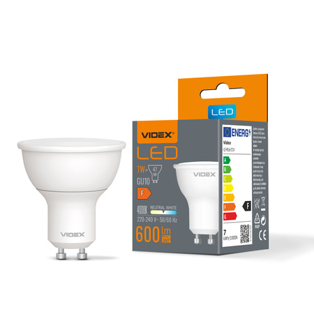 LED Żarówka VIDEX-GU10-7W-NW