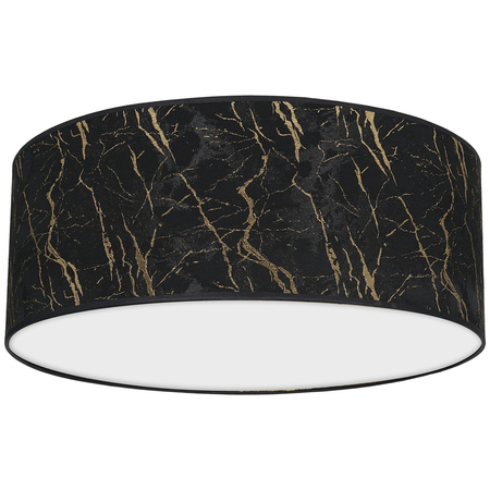 Milagro - Lampa sufitowa SENSO Black/Gold 2xE27 Ø40cm