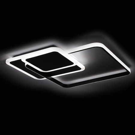 LAMPA SUFITOWA 72W CZARNA + PILOT DL-F06 TUNA