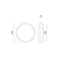 Plafon LED DEFENDER 18W 4000K IP66  Kobi Pro