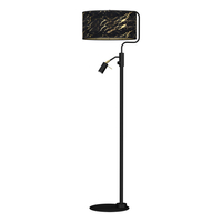 Milagro - Lampa podłogowa SENSO Black/Gold 1xE27 + 1x mini GU10