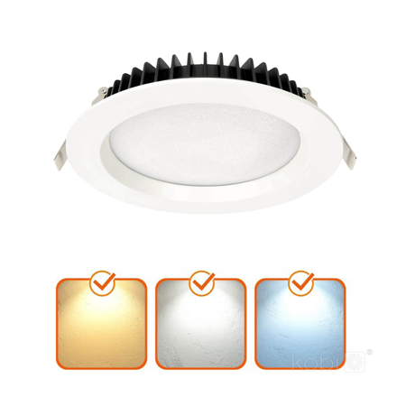 Downlight LED NEXEYE 20W 3CCT IP44 Kobi Pro