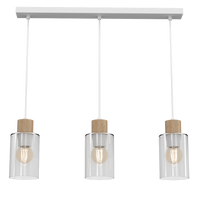 Milagro - Lampa wisząca MADERA 3xE27
