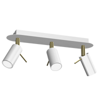 Lampa sufitowa PRESTON GOLD/WHITE 3x mini GU10