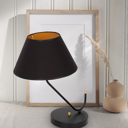 Milagro - Lampa stołowa VICTORIA BLACK 1xE27