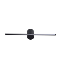 Kinkiet Modern Slim 40 cm czarny LED 3000K