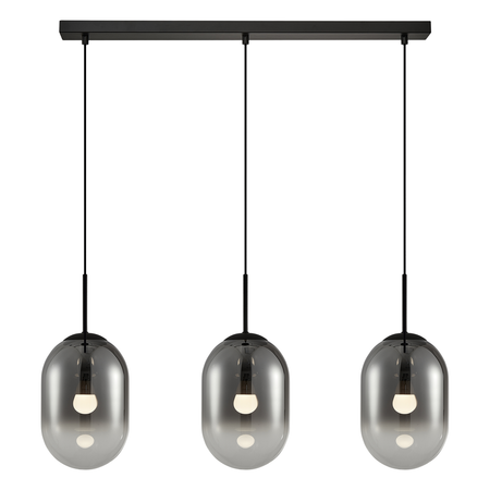 Milagro - Lampa wisząca ALIAS BLACK 3xE14
