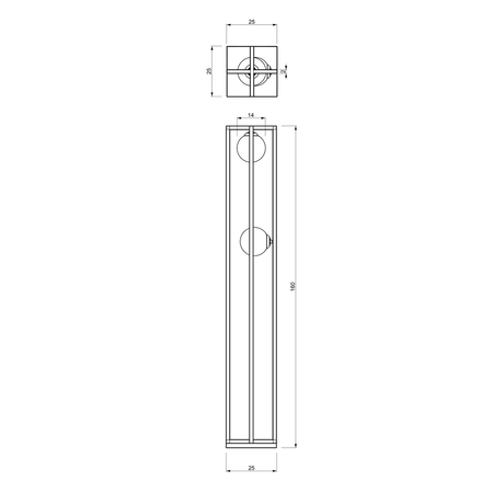 Milagro - Lampa podłogowa DIEGO 2xE14