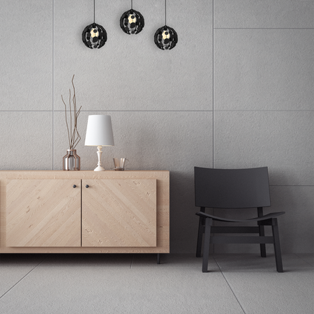Milagro - Lampa wisząca GAIA BLACK / WOOD 3xE27 60W