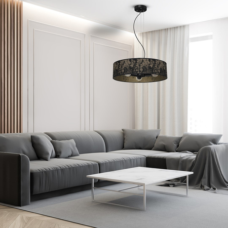 Milagro - Lampa Wisząca SATINO GOLD 3xE27