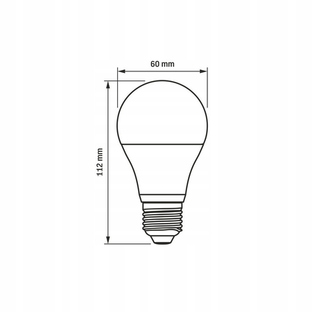 Żarówka LED 8W 760lm 4000K E27 neutralna