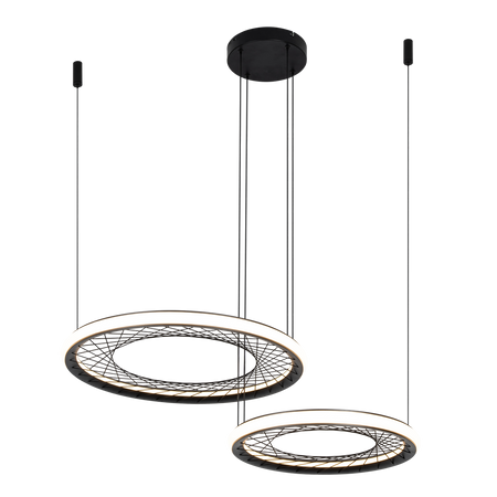 Milagro - Lampa wisząca NEST 77W LED 61+41cm