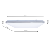 Milagro - Plafon PALERMO 72W LED Ściemnialny+ Pilot