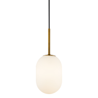 Milagro - Lampa wisząca ALIAS GOLD 1xG9 fi 120