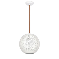 BENE LAMPA WISZĄCA 25 KULA S 1X60W E27 AŻUROWY BIAŁY