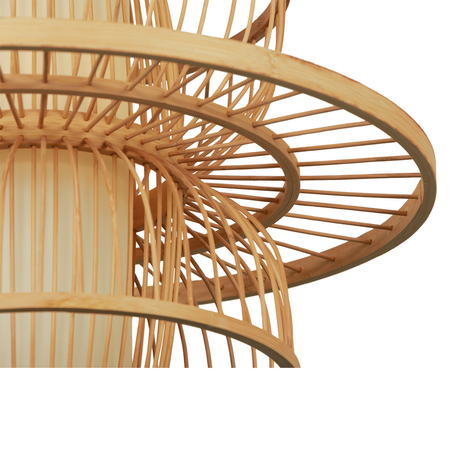 Rattanowa lampa wisząca Astra naturalna 1xE27