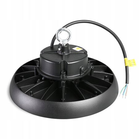 Lampa LED High Bay Oświetlenie Przemysłowe 100W IP65 18000 Lumenów Czarna