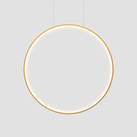 Lampa wisząca Mirror L złota IP44 LED CCT