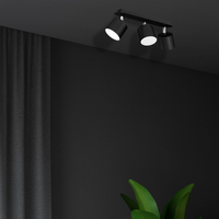 Milagro - Lampa sufitowa DIXIE BLACK 3xGX53
