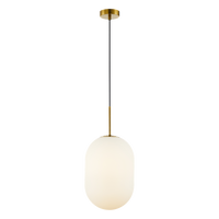 Milagro - Lampa wisząca ALIAS GOLD 1xE14 fi 240