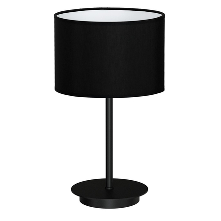 Milagro - Lampka stołowa BARI BLACK 1xE27