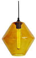 BREMEN LAMPA WISZĄCA 20 1X60W E27 KLOSZ POMARAŃCZOWY + ŻARÓWKA