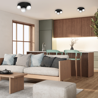 Milagro - Lampa sufitowa BIBIONE 3xG9