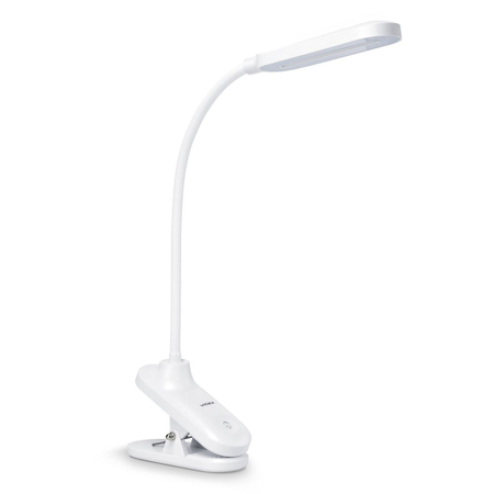 Lampka biurkowa LED 6W ściemnialna 3 barwy światła klips