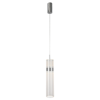 Lampa wisząca Ambiente srebrna LED CCT