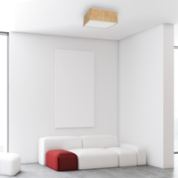 Milagro - Lampa sufitowa CORK White/Cork 2xE27