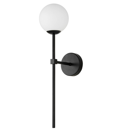 Kinkiet Piruleta czarny IP44 1xG9