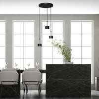 Milagro - Lampa wisząca ARENA BLACK/SILVER 3xGX53