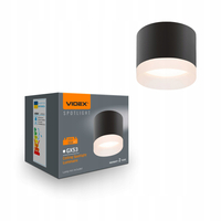 Oprawa Sufitowa Punktowa Reflektor VIDEX do żarówki GX53 VL-SPF25A-B Czarny
