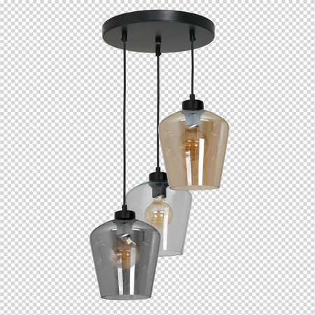 Milagro - Lampa wisząca SANTIAGO MIX 3xE27