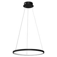 Milagro - Lampa wisząca ROTONDA BLACK 27W LED