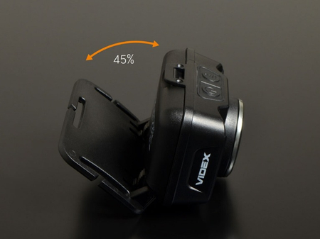 Latarka czołowa LED 5W + COB IP65 czujnik ruchu