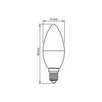 Żarówka LED 4W 380lm 4000K E14 neutralna