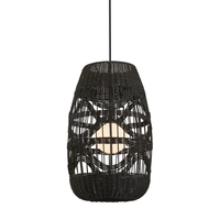 Milagro - Lampa wisząca ARONA BLACK 1xG9 fi 250
