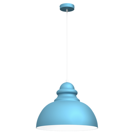 Lampa wisząca CORIN BLUE 1xE27