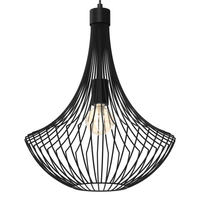 Milagro - Lampa wisząca CESTA BLACK 1xE27