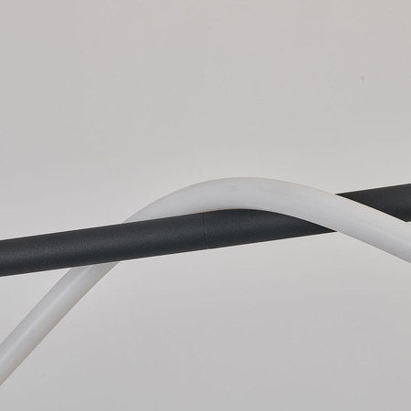 Lampa wisząca Meleca S czarna LED 4000K