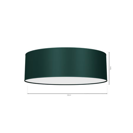 Milagro - Lampa sufitowa VERDE GREEN 3xE27 Ø50cm