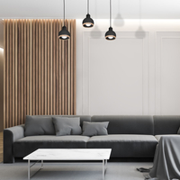 Milagro - Lampa wisząca OVAL BLACK 3xE27