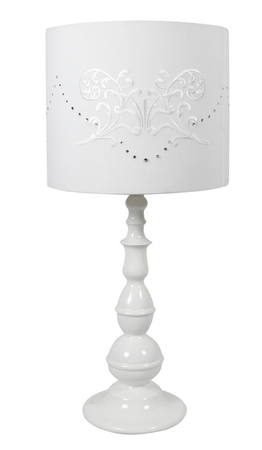 LANS LAMPA 1X60W E27 BIAŁA
