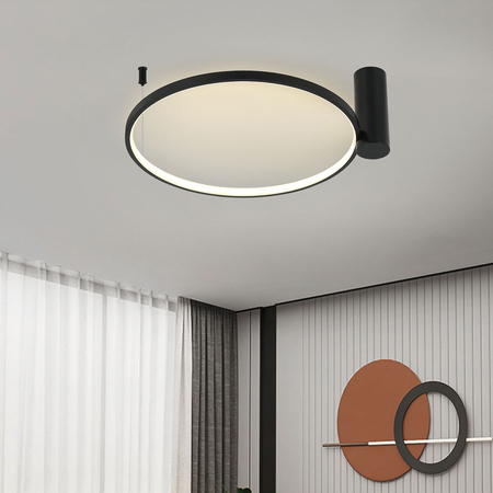 Plafon Ring S czarny LED CCT