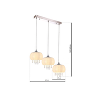 Milagro - Lampa Wisząca NOVA 3xE14 LED