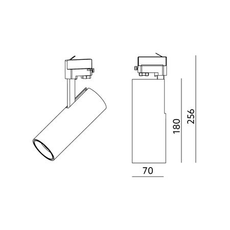 Reflektor szynowy LED  NEXTRACK NT4 MINI 20W 4000K 36° biały Kobi Pro